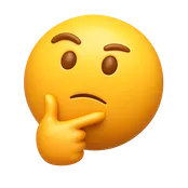 Thinking emoji illustration